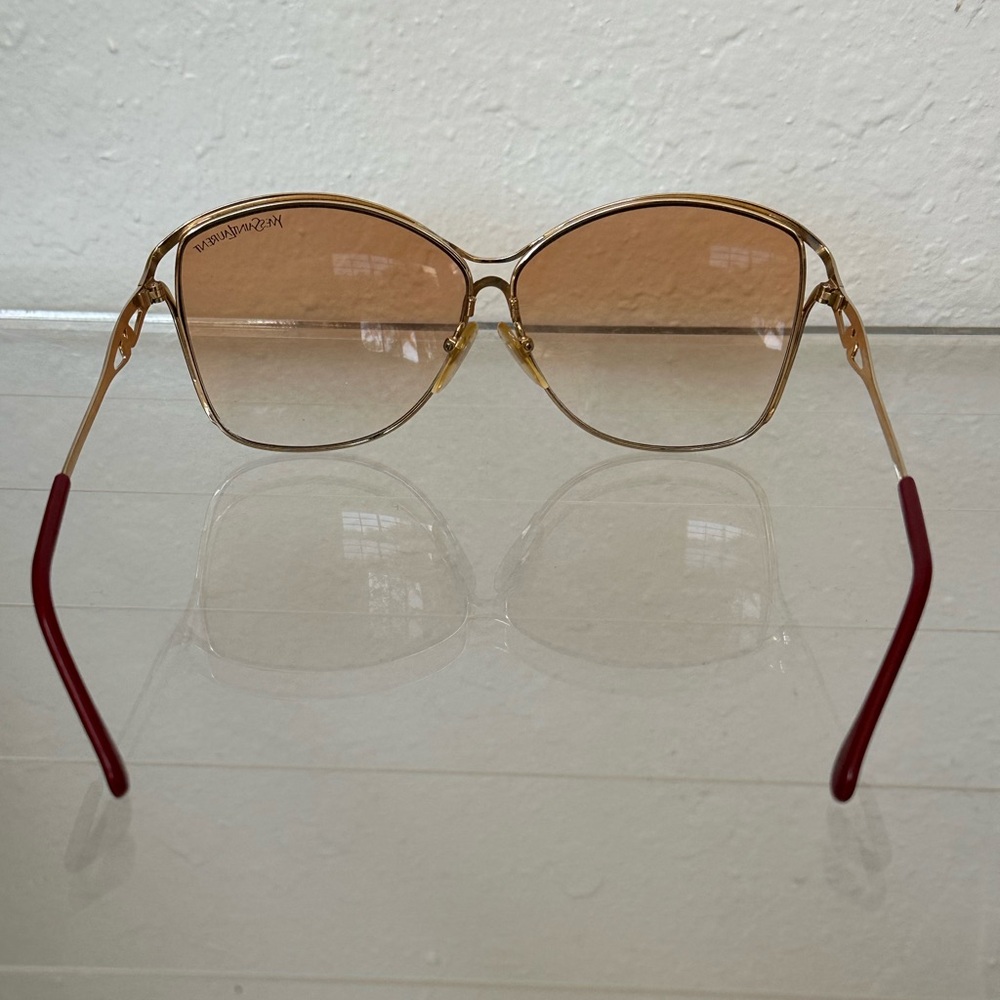 Vintage Yves Saint Laurent Paris Sunglasses - Late 1970s Early 80s Studio 54 Era - Picture 8 of 11